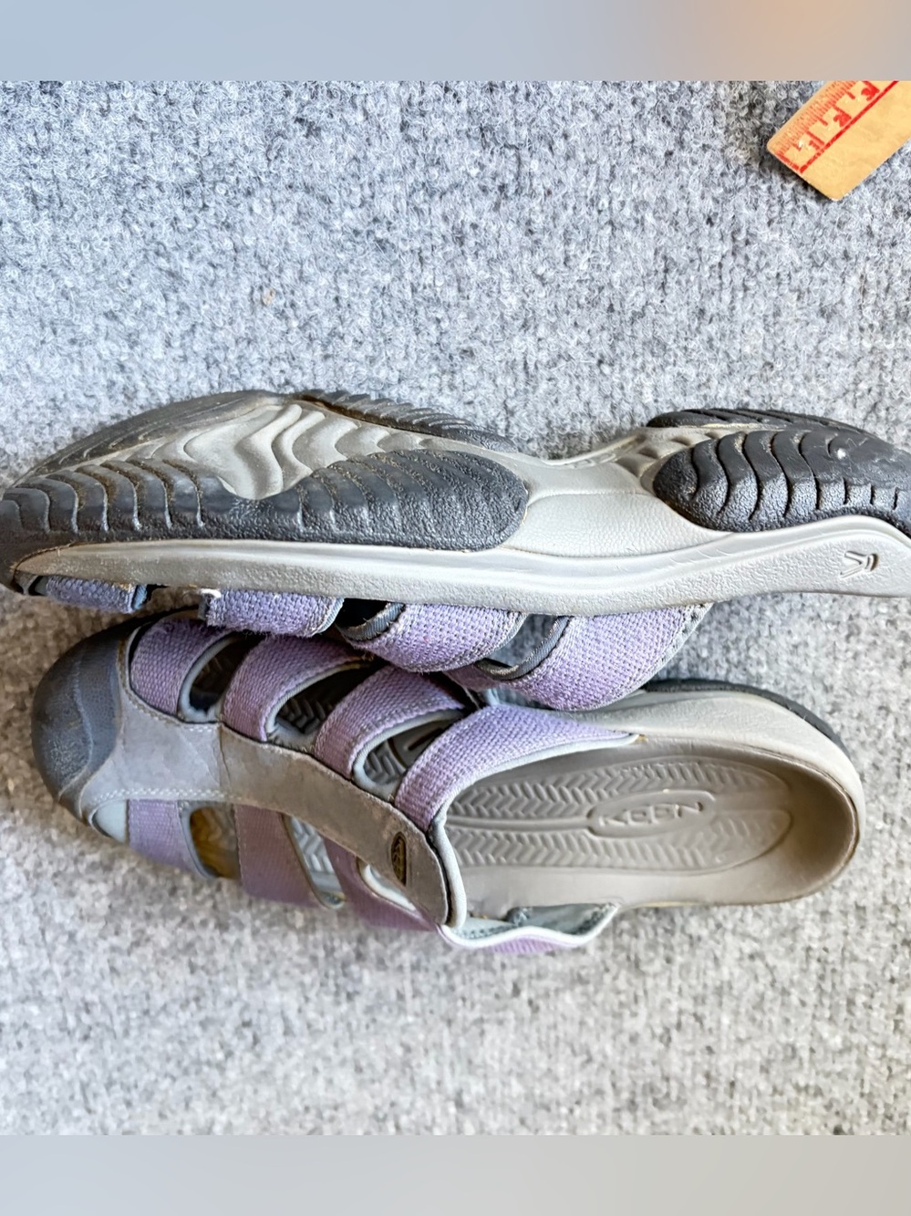 Keen‎ Sandal Mule Women 8.5 Lavender Gray Closed Toe Slip On Gorpcore Outdoor - Picture 5 of 13
